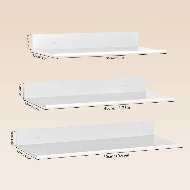 Metal Floating Shelves Wall Mo - Home Bathroom Gadgets avaliação e preço
