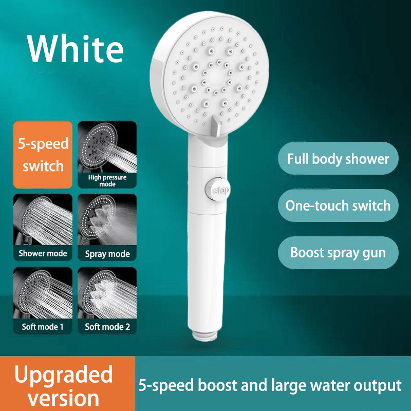 Pressure Boosting Shower Head  - Home Bathroom Shower avaliação e preço