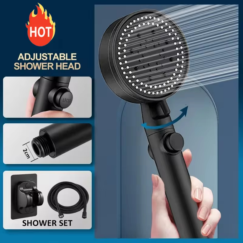 Pressure Boosting Shower Head  - Home Bathroom Shower avaliação e preço
