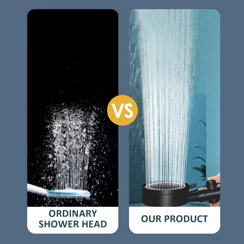Pressure Boosting Shower Head  - Home Bathroom Shower avaliação e preço