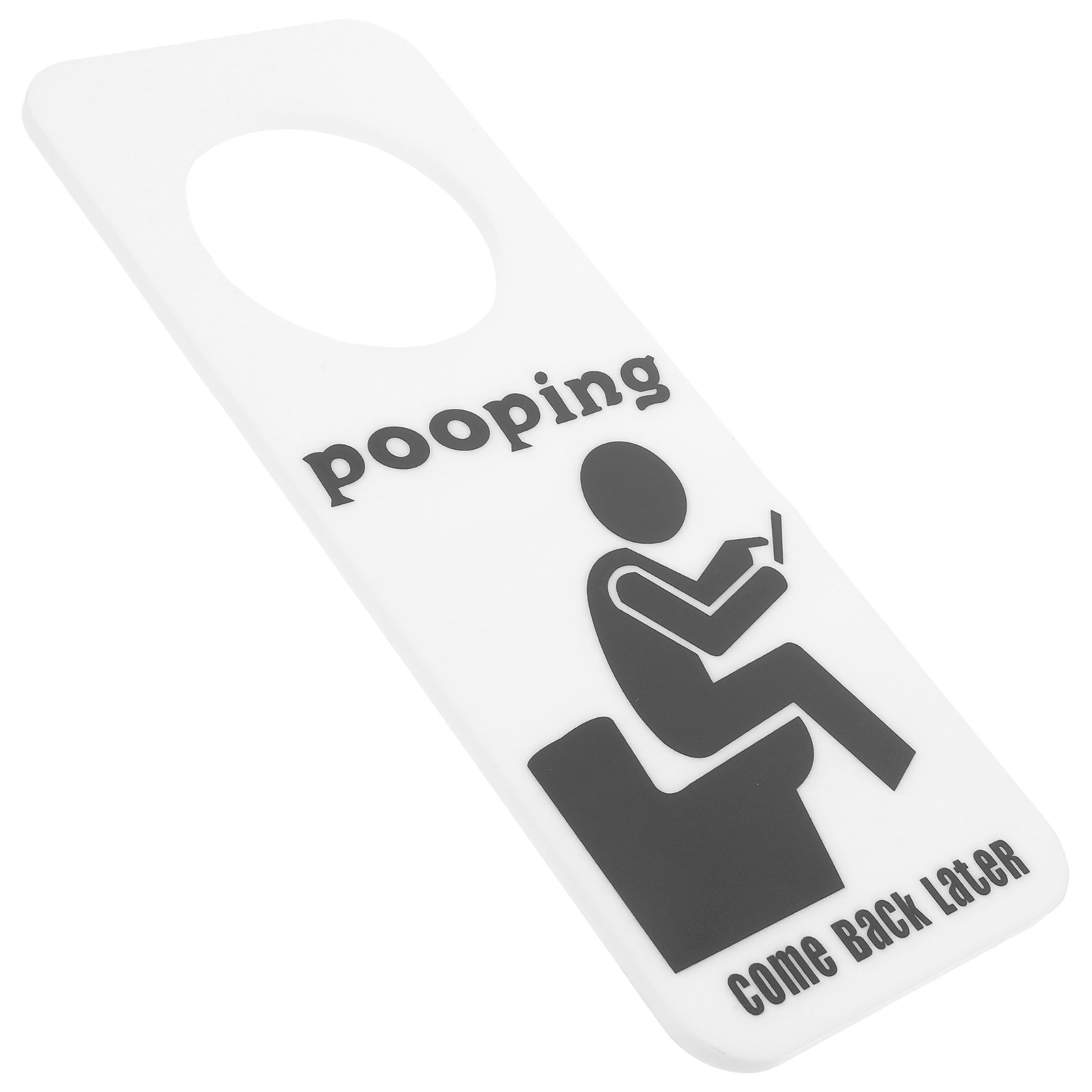 Bathroom Door Sign Funny Occup - Home Bathroom Occupied Sign avaliação e preço