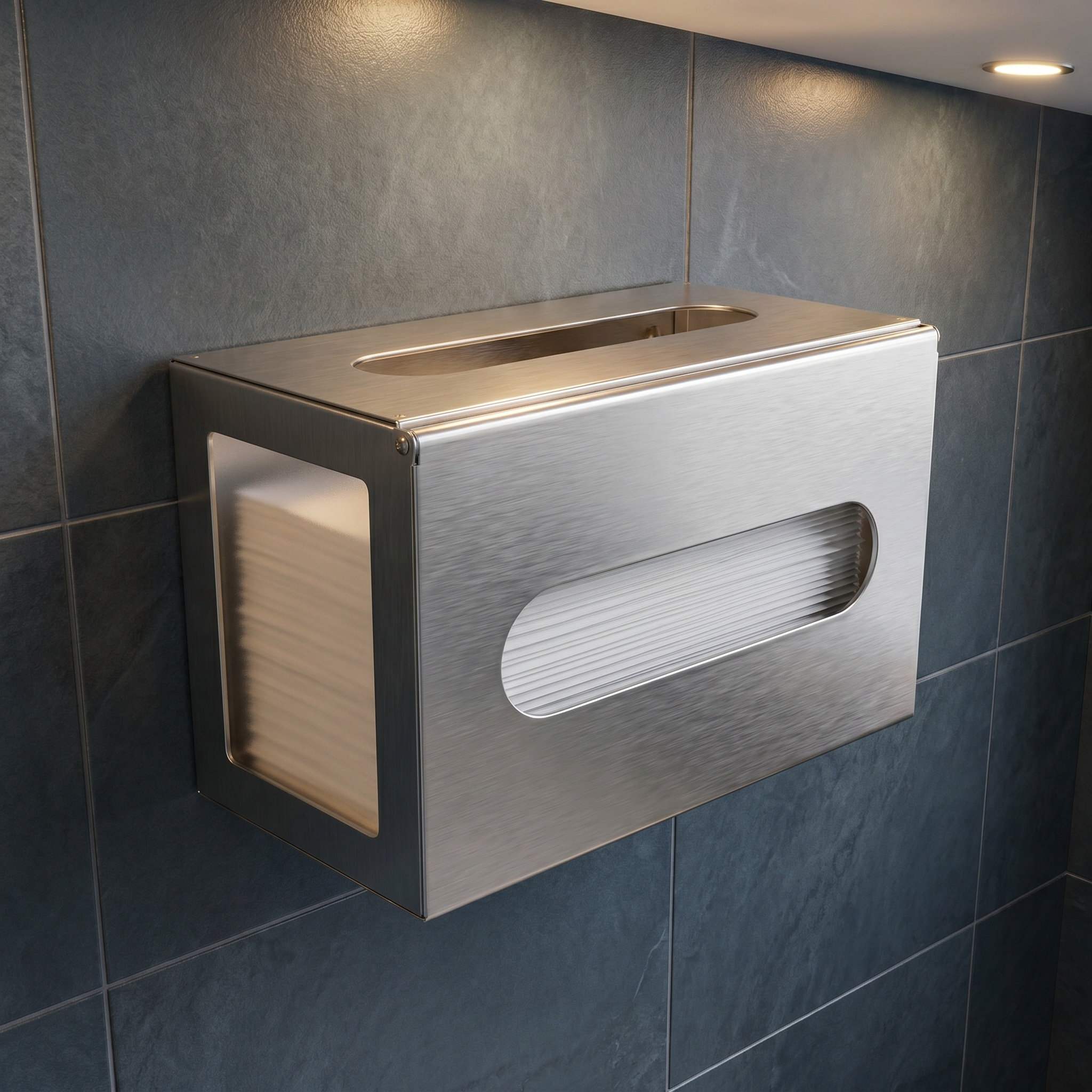 Stainless Steel Wall Mounted T - Home Bathroom Towel Dispenser avaliação e preço