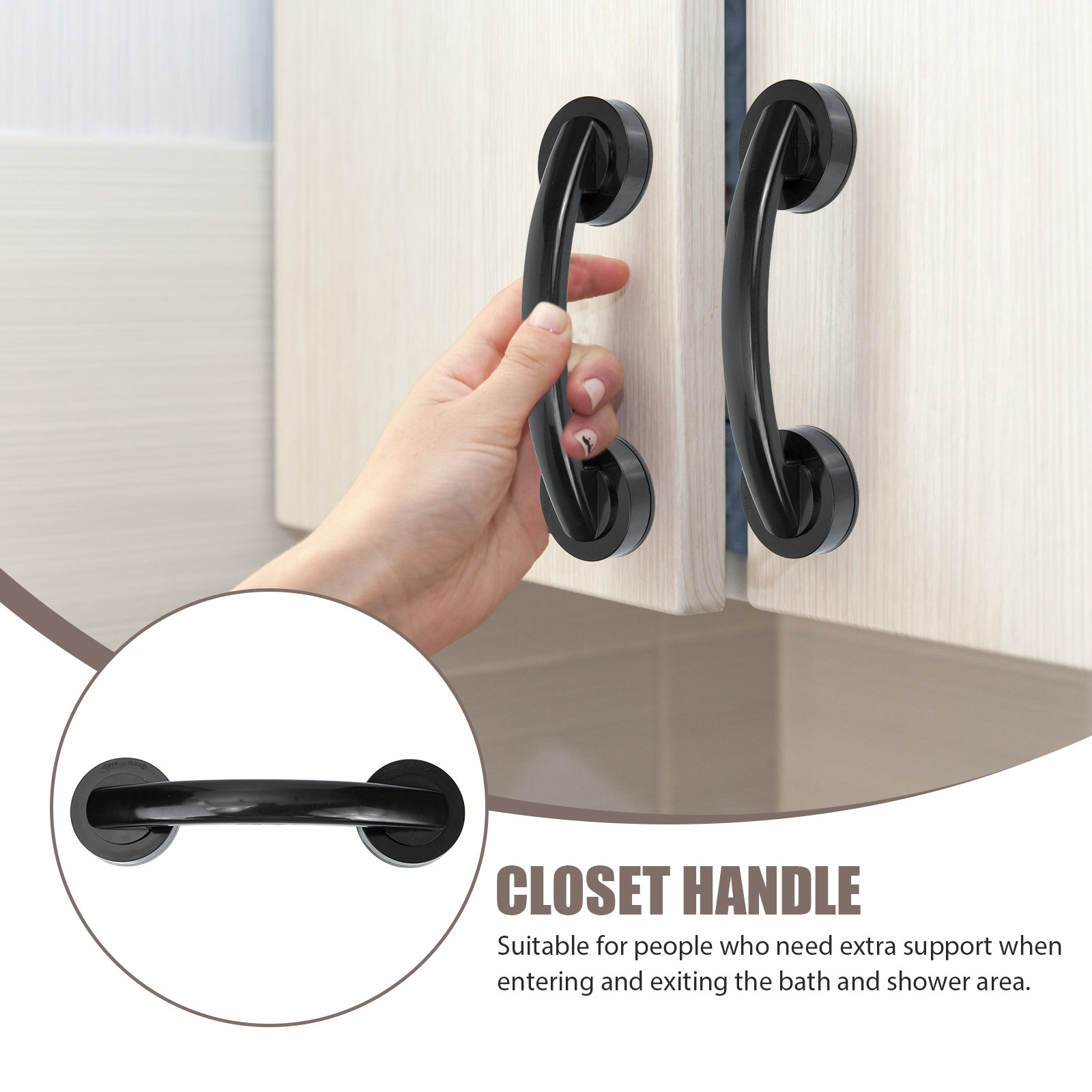 Punch Free Window Door ABS Adh - Home Bathroom Grab Bar avaliação e preço