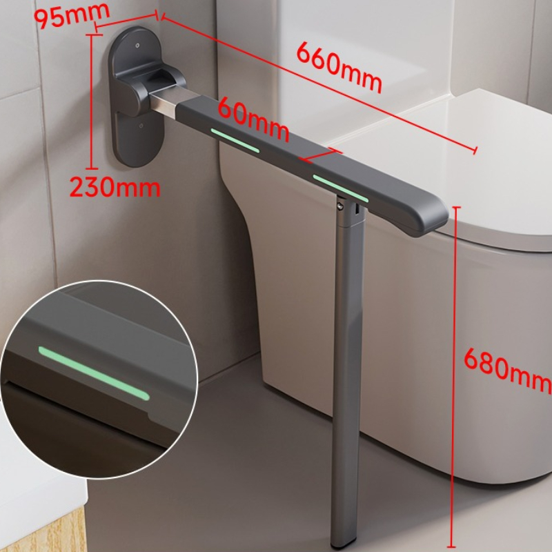 Toilet Safety Handle Foldable  - Home Bathroom Grab Bar avaliação e preço