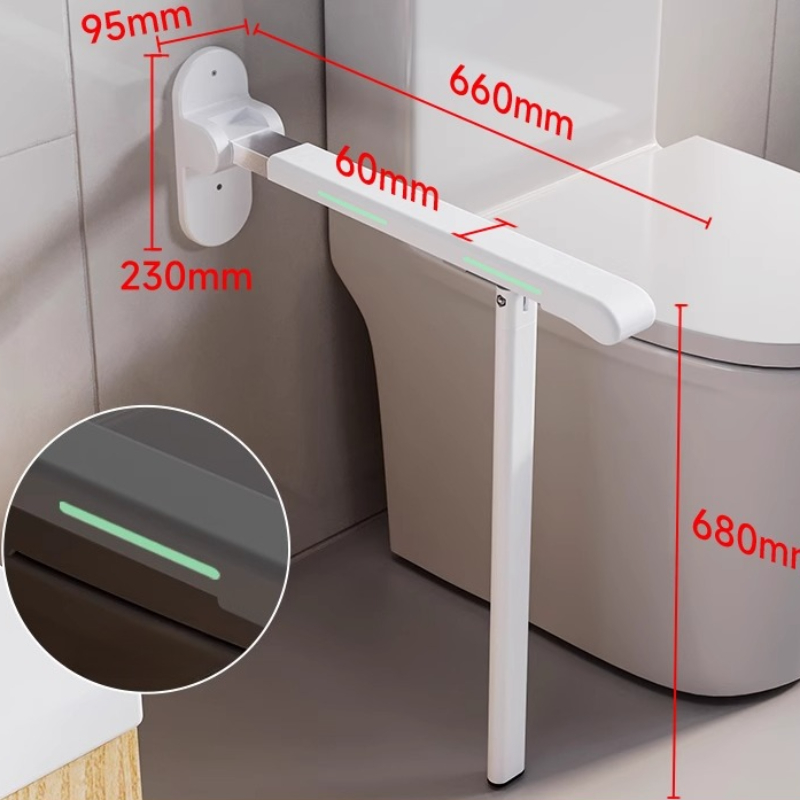 Toilet Safety Handle Foldable  - Home Bathroom Grab Bar avaliação e preço