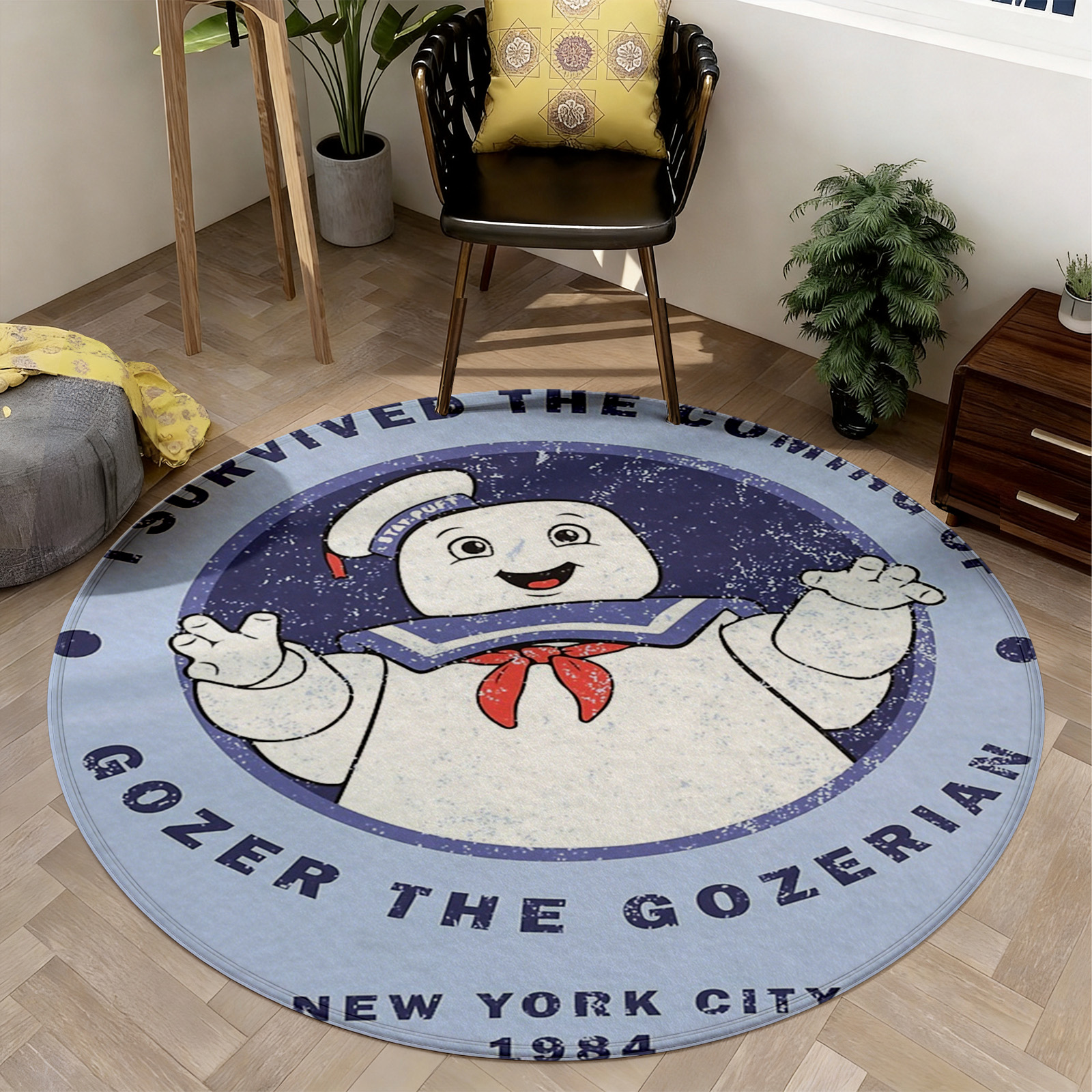 Novelty Pop Culture Round Area - Home Decor Bathroom Ideas avaliação e preço