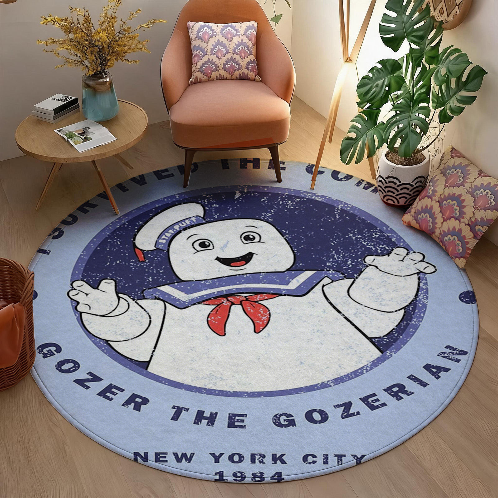 Novelty Pop Culture Round Area - Home Decor Bathroom Ideas avaliação e preço
