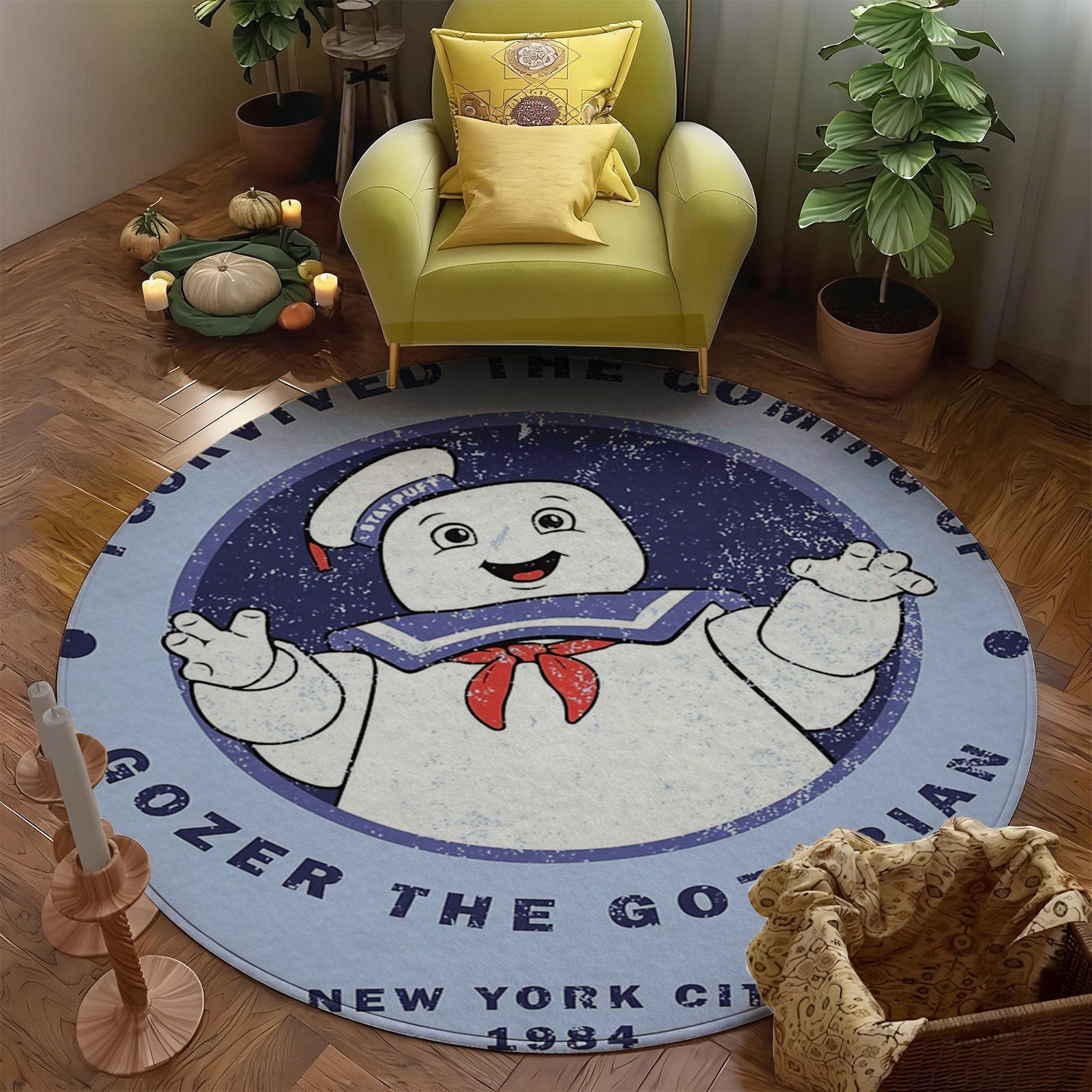 Novelty Pop Culture Round Area - Home Decor Bathroom Ideas avaliação e preço