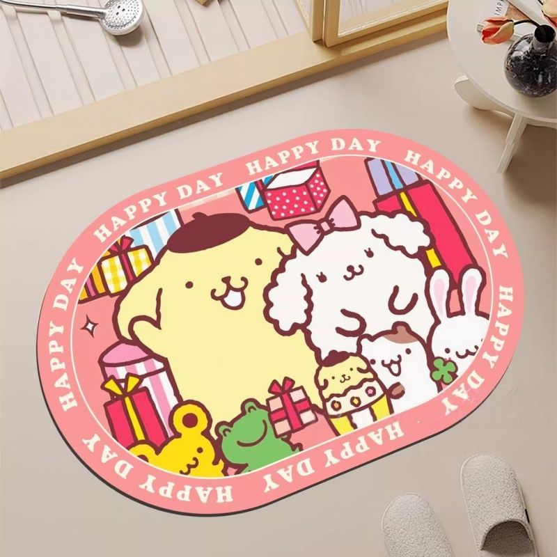 Pudding Dog Inspired Bath Mat  - Home Goods Bathroom Mats avaliação e preço