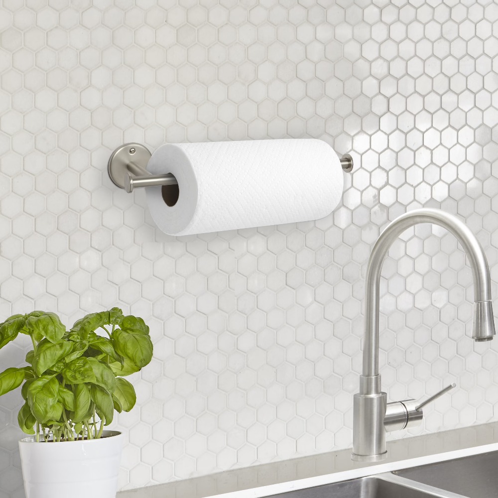 Metal Paper Towel Holder Wall  - Home Bathroom Towel Dispenser avaliação e preço