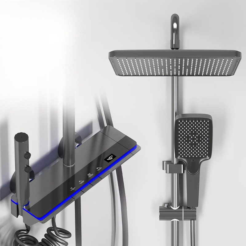 Home Intelligent Digital Displ - Home Bathroom Shower avaliação e preço