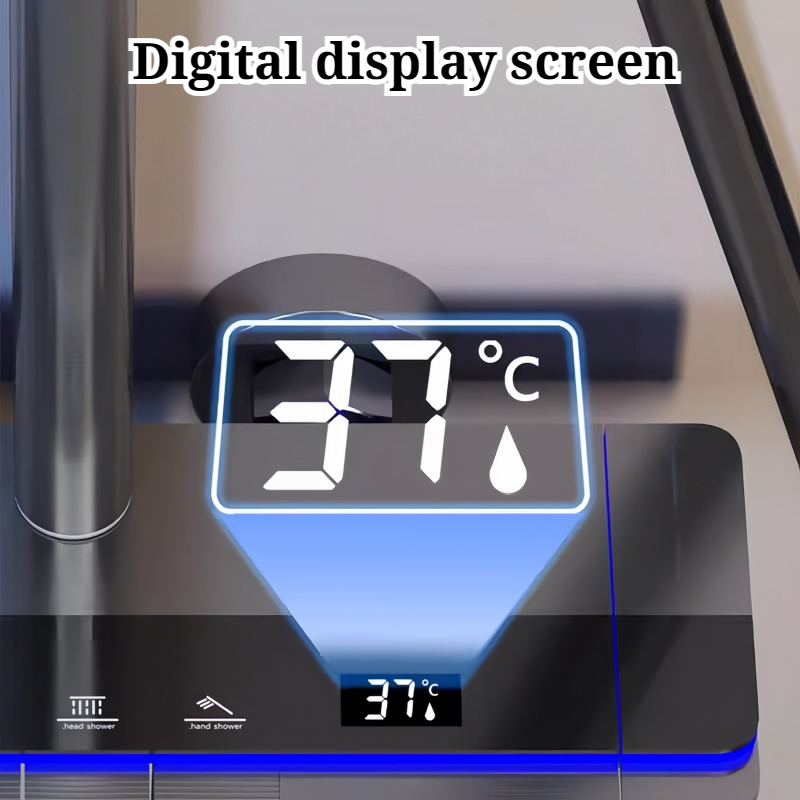 Home Intelligent Digital Displ - Home Bathroom Shower avaliação e preço