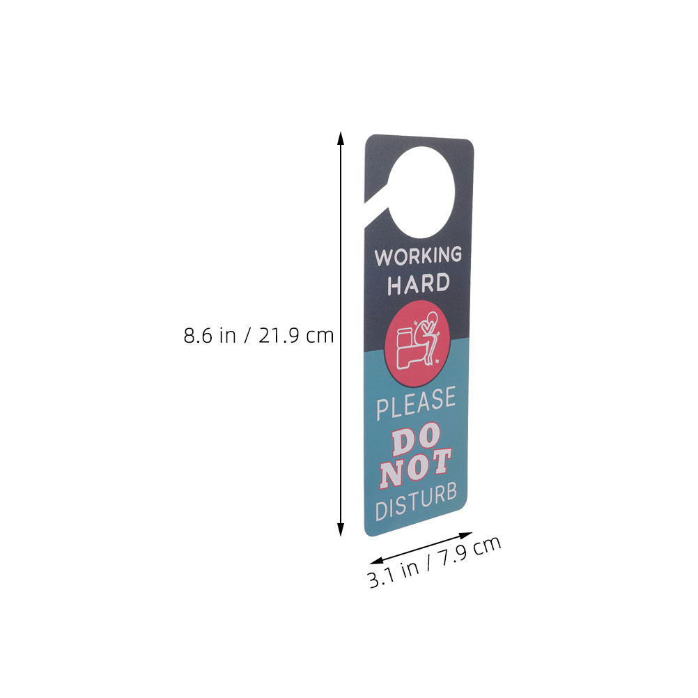 2Pcs Double Side Door Hanging  - Home Bathroom Occupied Sign avaliação e preço