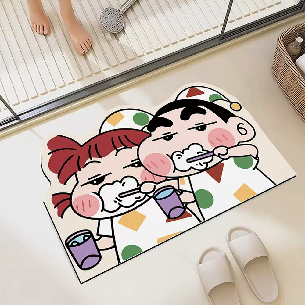 Cute Crayon Xiaoxin Bathroom C - Home Goods Bathroom Mats avaliação e preço