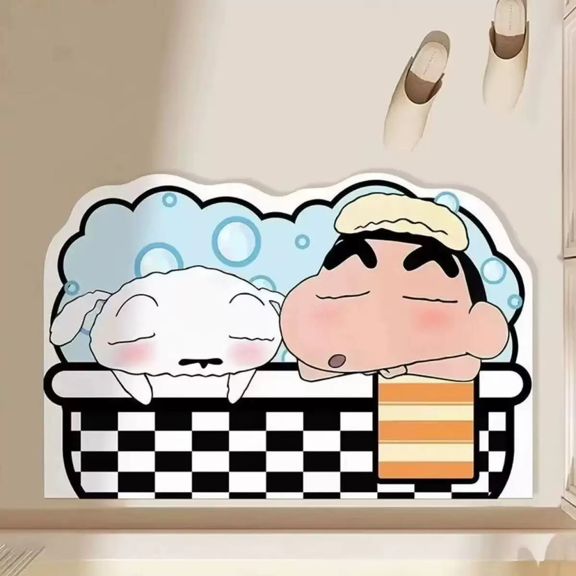 Cute Crayon Xiaoxin Bathroom C - Home Goods Bathroom Mats avaliação e preço