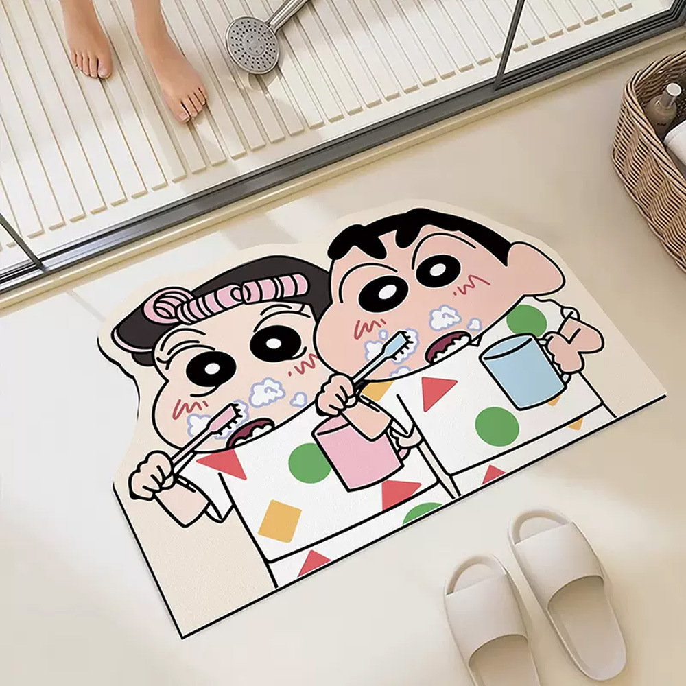 Cute Crayon Xiaoxin Bathroom C - Home Goods Bathroom Mats avaliação e preço